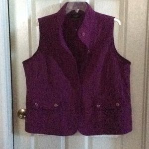 Talbots - Lightly lined & Quilted Vest